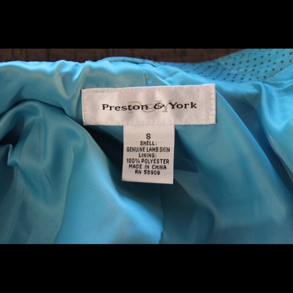 Preston & York Lambskin Leather Jacket - Picture 6 of 6